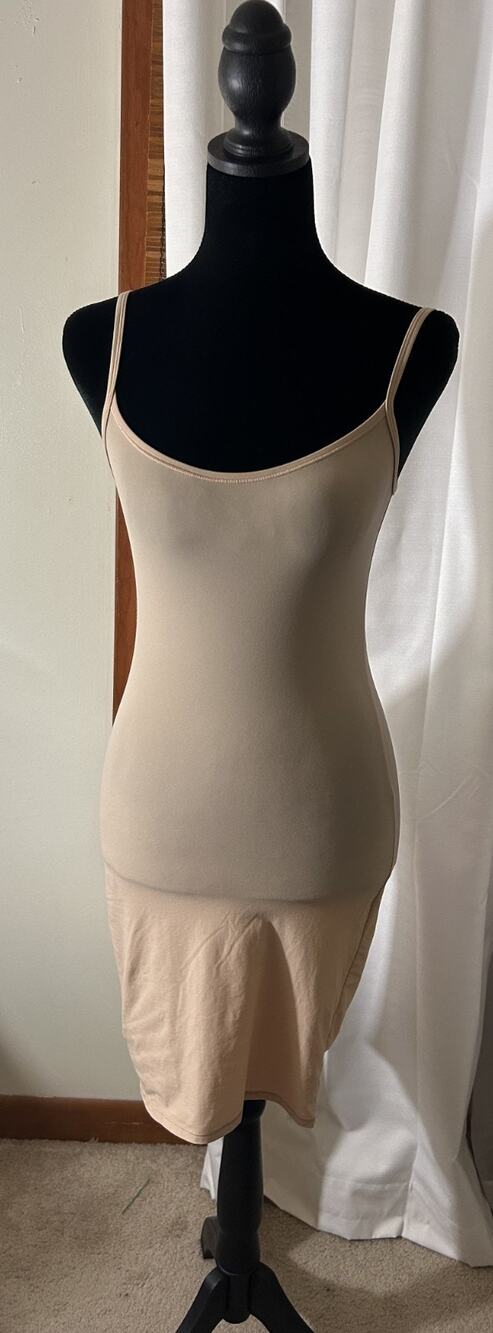 Skims NWT Fits Everybody Slip Dress Clay Size Small